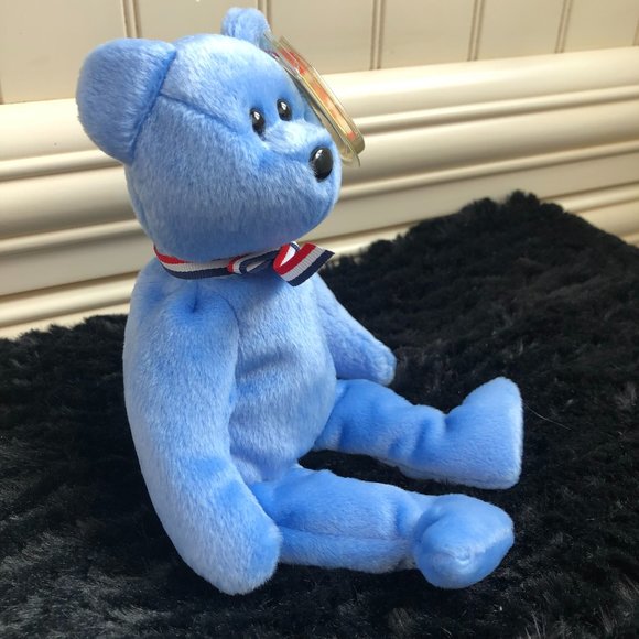 RARE Vintage Ty Beanie Baby America 9/11/2001 with Hologram NEW Collectible - Picture 6 of 13